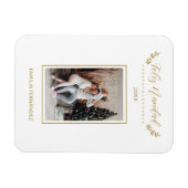 Spanisch Einfache Elegante Chic Weihnachtsfamilie Magnet (Horizontal)