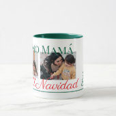 Spanisch Einzigartig Zwei Fotos Weihnachtsgeschenk Tasse (Zentrum)