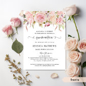 Spanisch Eleganpink, Rosa, Rose, Rose Gold Quincea Einladung