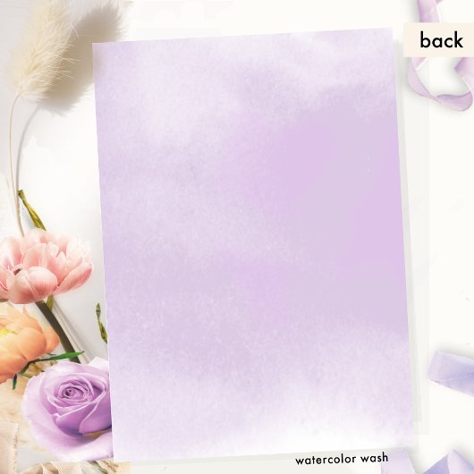 Spanisch, Elegant Lila Blumenquinceñera Einladung