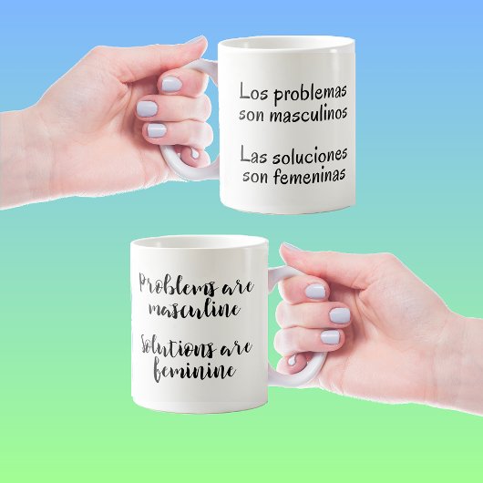 Spanisch Englisch Zitat Kaffeetasse