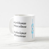 Spanisch Englisch Zitat Kaffeetasse (Vorderseite Links)