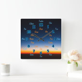 Spanisch-Englische Uhr (Zuhause)