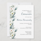 Spanisch erster Kommune Einladung (Vorderseite)