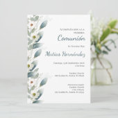 Spanisch erster Kommune Einladung (Stehend Vorderseite)