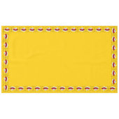 Spanisch Fan Corners tablecloth 60 x 104 Tischdecke (Vorderseite (Horizontal))