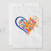 Spanisch, farbenfrohe mexikanische Hochzeit Rett D Einladung (Rückseite)