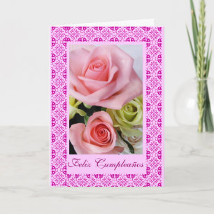 Spanisch: Feliz Cumpleanos Karte