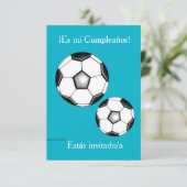 Spanisch: Fiesta de Cumpleaños - Invitación Einladung (Stehend Vorderseite)