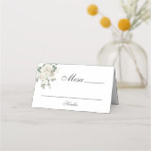 Spanisch Floral Boho Wedding Platzkarte (Vorderseite)