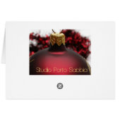 Spanisch fröhliche Weihnachtsgeschenke und Geschen (Rückseite Horizontal)