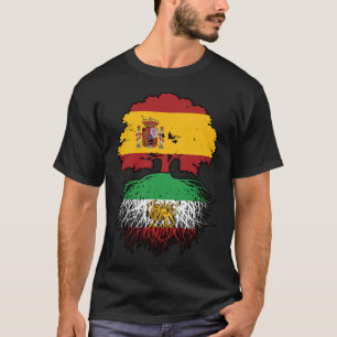 Spanisch gewachsene iranische Wurzeln Löwe und Son T-Shirt