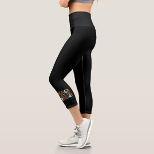 Spanisch gibt nicht auf Quote auf - Nunca Te Rinda Capri Leggings