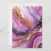 Spanisch Gorgeous Agate 100. Geburtstagsparty Einladung (Rückseite)