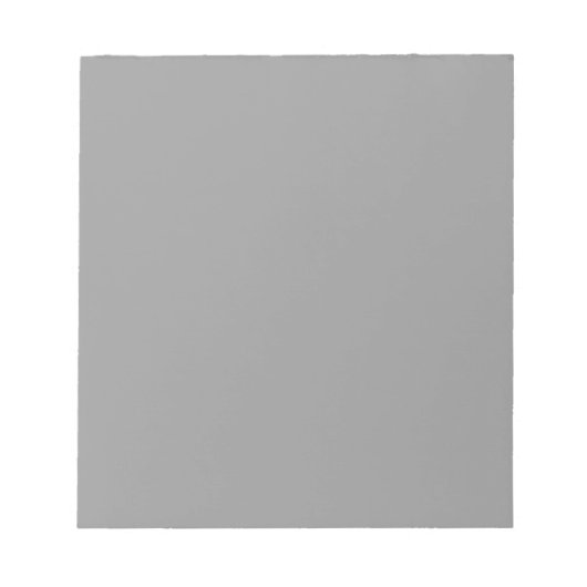 Spanisch Graue Solid Color Notizblock (Vorderseite)