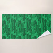 Spanisch-grüne Camouflage Badehandtuch (Badehandtuch)
