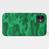 Spanisch-grüne Camouflage Case-Mate iPhone Hülle (Rückseite (Horizontal))