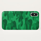 Spanisch-grüne Camouflage Case-Mate iPhone Hülle (Rückseite (Horizontal))