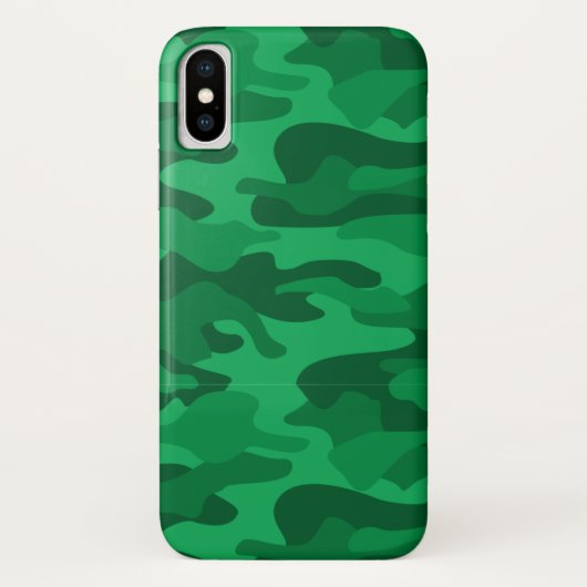 Spanisch-grüne Camouflage Case-Mate iPhone Hülle (Rückseite)
