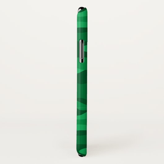 Spanisch-grüne Camouflage Case-Mate iPhone Hülle (Hinten/Rechts)