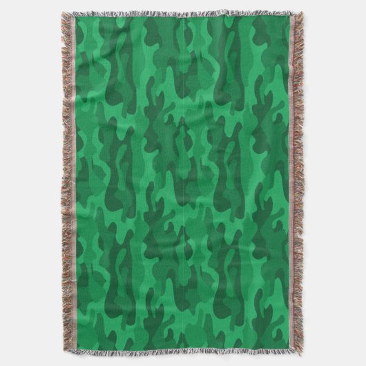 Spanisch-grüne Camouflage Decke (Vorderseite Vertikal)