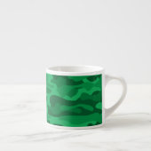 Spanisch-grüne Camouflage Espressotasse (Rechts)