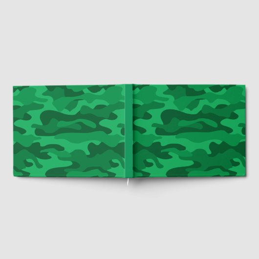 Spanisch-grüne Camouflage Gästebuch (Voll)