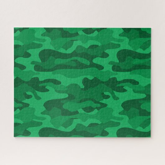 Spanisch-grüne Camouflage Puzzle (Horizontal)