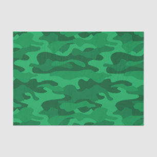 Spanisch-grüne Camouflage Seidenpapier