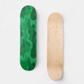 Spanisch-grüne Camouflage Skateboard (Vorderseite)