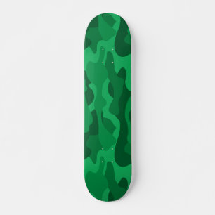 Spanisch-grüne Camouflage Skateboard