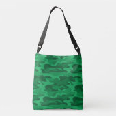Spanisch-grüne Camouflage Tragetaschen Mit Langen Trägern (Rückseite)