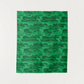 Spanisch-grüne Camouflage Wandteppich (Vorderseite)