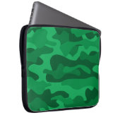 Spanisch Grüne Monocolor Camo Laptopschutzhülle (Vorne Rechts)