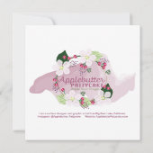 Spanisch Grußkarte immer freuen (Rückseite)