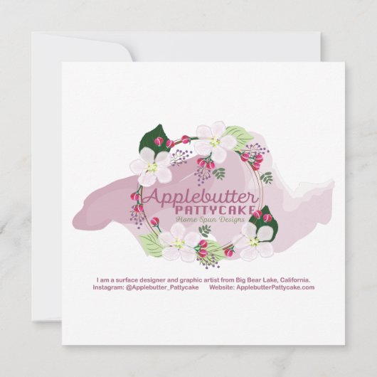 Spanisch Grußkarte immer freuen (Rückseite)