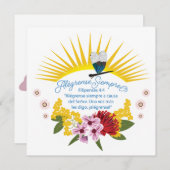 Spanisch Grußkarte immer freuen (Vorne/Hinten)