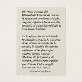 Spanisch Guadalupe Katholische Morgenvormittag Geb (Rückseite)