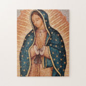 Spanisch Guadalupe Mary Beerdigung Gebet Heilig Puzzle (Vertikal)