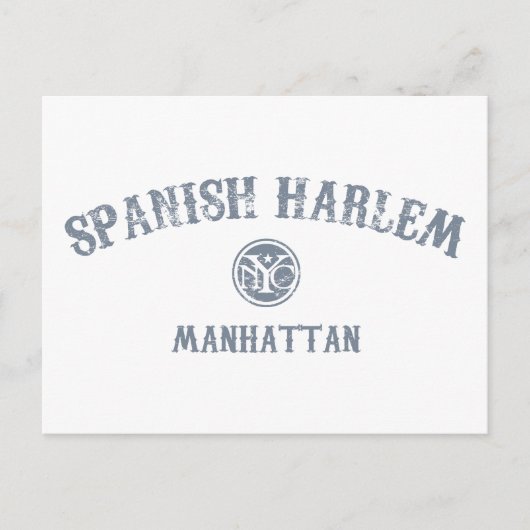 Spanisch Harlem Postkarte (Vorderseite)