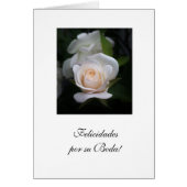 Spanisch: Hochzeit Felicidades por SUs Boda/ (Vorne)