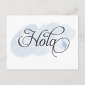 Spanisch - Hola Postkarte (Vorderseite)