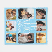 Spanisch I Liebe You Mama Light Blue 8 Foto Gesche Fleecedecke (Vorderseite (Horizontal))