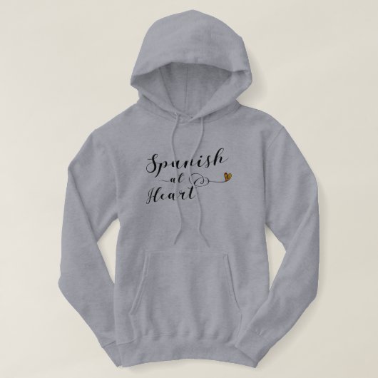 Spanisch im Herzen Spaniens Hoodie (Design vorne)