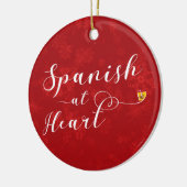 Spanisch im Herzen von Urlaubskunst, Spanien Keramikornament (Links)