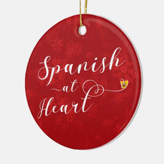 Spanisch im Herzen von Urlaubskunst, Spanien Keramikornament (Links)