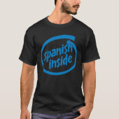 Spanisch im Inneren T-Shirt (Vorderseite)