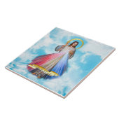 Spanisch Jesus Divina Misericordia Cielo Azul Fliese (Seite)