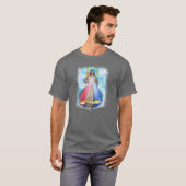 Spanisch Jesus Divina Misericordia Cielo Azul T-Shirt (Vorne ganz)