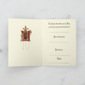 Spanisch-katholische Beileid Mass Angebot für Guad Karte (Innenseite)